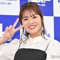 「HKT48 本村碧唯 卒業フォトブック 未来の手前」出版記念記者会見に出席した本村碧唯（C）モデルプレス