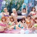 （上段左から）えい梨、篠崎こころ、みゃこ、吉田早希（下段左から）茉夏、篠原みなみ、伊織もえ、よきゅーん、宮本彩希／撮影：フジシロタカノリ