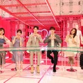 （左から） 福田麻貴、森香澄、佐藤景瑚、河野純喜、岡田結実、休井美郷（C）フジテレビ