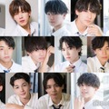 「男子高生ミスターコン2023」ファイナリスト（上段左から）石田廉さん、武田愁さん、田口凛太朗さん、植野花道さん、高橋拳大さん（中央左から）辻奏音さん、澤柳颯人さん、工藤花維さん、佐久間魁生さん（下段左から）池田大志さん、ケイト・アレックスさん、伊藤航さん、川端輝さん、大上拓真さん（C）モデルプレス