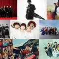 （上段左から）WEST.、大泉洋、Omoinotake（中段左から）三代目 J SOUL BROTHERS、SEKAI NO OWARI、Travis Japan、NiziU（下段左から）乃木坂46、マカロニえんぴつ、Little Glee Monster、LE SSERAFIM（提供写真）