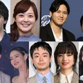 （上段）中村倫也、水卜麻美、大谷翔平＆田中真美子／Photo by Getty Images（下段）こーくん、なごみ、菅田将暉、小松菜奈、ふくれな
