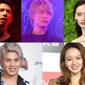 （上段左から）ONE OK ROCK・Taka、ONE OK ROCK・Toru／Photo by Getty Images、大政絢（下段左から）Hiro、山本舞香（C）モデルプレス