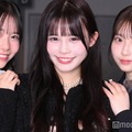 モデルプレスのインタビューに応じた栗田なつか／SWEET STEADY、村川緋杏／CANDY TUNE、桜庭遥花／CUTIE STREET（C）モデルプレス