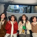 梅澤美波、松田里奈、佐々木久美、市來玲奈アナ（C）日本テレビ