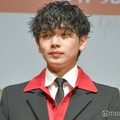 「いつか、ヒーロー」制作発表会見に出席した宮世琉弥（C）モデルプレス