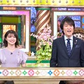 清水麻椰アナウンサー、千原ジュニア（C）MBS