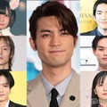 （左上から時計回りに）はうき、板垣瑞生、前田公輝、兵頭功海、莉子、川村壱馬、窪田正孝（C）モデルプレス