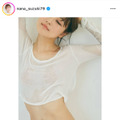 鈴木奈々、4年前のほっそり美くびれSHOT &“7キロ増”の現在の姿も公開「この時…」 画像