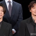映画「でっちあげ　〜殺人教師と呼ばれた男」プレミアイベントに出席した亀梨和也、綾野剛（C）モデルプレス