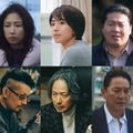 （上段左から）笹野高史、MEGUMI、黒島結菜、一ノ瀬ワタル、市村正親（下段左から）斎藤工、椎名桔平、ピエール瀧、宇崎竜童（C）2025「港のひかり」製作委員会