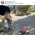 手島優、1歳息子の“イヤイヤ期”真っ只中SHOTに「成長の証ですね」「可愛いね」の声 画像
