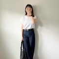 大人の白Ｔ×デニムスタイル。【GU】と【ユニクロ】のコレで洗練コーデが完成【40代の毎日コーデ】 画像