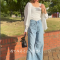 肌見せを控えながら涼しくて爽やか。【ユニクロ】「シアーシャツ」は大人の夏コーデに使えます！【40代の毎日コーデ】 画像