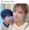 矢口真里、3歳次男は“歌うま画伯”！ほっこりSHOTに反響「センスあるね」「素敵すぎる」 画像