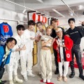 （左後列から）NCT DREAM・東方神起、（前列）HYOYEON、ナインティナイン（C）フジテレビ