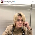 「反則級のメロさ」佐野勇斗、FENDI秋服を着こなす金髪SHOTに絶賛の声「新鮮でかっこいい」 画像