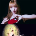 与田祐希／原作コラボビジュアル（C）「死ぬまでバズってろ！！」製作委員会・MBS