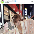 生田衣梨奈、華やかな中華風衣装SHOTに反響「すっごい綺麗！！」「宮殿に住んでそう」 画像