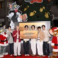 メインツリー点灯式に出席したTAESAN、SUNGHO、JAEHYUN、LEEHAN、RIWOO、WOONHAK／BOYNEXTDOOR（C）モデルプレス
