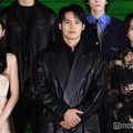 映画「WIND BREAKER／ウィンドブレイカー」完成披露試写会に出席した八木莉可子、水上恒司、木戸大聖（C）モデルプレス