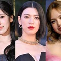 BLACKPINKリサ・TWICEミナ・三吉彩花、密着顔寄せ3ショット「豪華すぎる」「目の保養」 画像