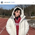 黒髪のキム・ミンジ／キム・ミンジInstagramより
