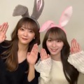 櫻坂46田村保乃＆守屋麗奈の“プリ動画”公開「伝説級」「美人お姉さん2人組」と絶賛相次ぐ 画像