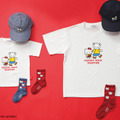 Tシャツ〈KIDS〉11,000円～/帽子〈KIDS〉9,900円/ソックス〈KIDS〉2,750円/Tシャツ　14,300円/帽子 10,450円/ソックス 2,750円 ※税込