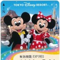 フリーきっぷ（表面）（C）Disney
