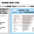 居住環境で重視する条件