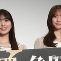 映画「時をかける少女 4Kデジタル修復版」の先行上映会＆スペシャルイベントに出席した小川彩、菅原咲月（C）モデルプレス