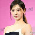 aespaニンニン「メットガラ」スパンコールミニワンピで抜群スタイル際立つ「オーラ半端ない」「女王様だ」絶賛の声相次ぐ 画像