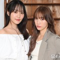 モデルプレスのインタビューに応じた菅井友香、中村ゆりか（C）モデルプレス