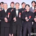 「第35回日本映画批評家大賞」受賞者／（前列左から）岸井ゆきの、田中泯、長塚京三、吉沢亮、横浜流星（C）モデルプレス