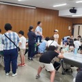 大久保浄水場での水をきれいにする実験