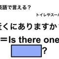 英語で「近くにありますか？」は何て言う？ 画像