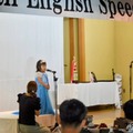過去開催時の英語スピーチコンテストのようす