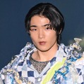 寺田心、暗めリップでクールな雰囲気 チェッカー柄セットアップで存在感放つ【TGC新潟2026】 画像