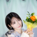 インタビューに応じた鎮西寿々歌／写真：野間憲治（提供写真）
