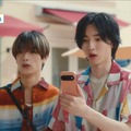 なにわ男子、海外で奇跡の瞬間を激写・OKテイク連発 ソフトバンク新CM出演 画像