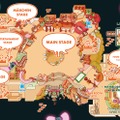館内の会場MAP（C）2026 SANRIO CO., LTD. TOKYO, JAPAN 著作 株式会社サンリオ