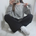 軽くて暖かい今買って真冬まで着倒せる【ユニクロ】フリースＴが主役の秋カジュアル【40代の毎日コーデ】 画像