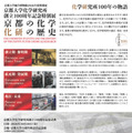 2026年度特別展 京都大学化学研究所創立100周年記念「京都の化学 化研の歴史」ちらし