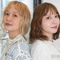 モデルプレスのインタビューに応じた柴田紗希、木村ミサ（C）モデルプレス