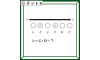 クイズです！「い＋じ＋ひ＝？」みんなも絶対に持っている物が浮かび上がる！【難易度LV３.・中辛】 画像