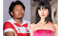 ラグビー稲垣啓太選手の妻・貴子、セレモニーでの夫婦ショット公開「本当にお似合い」「素敵なオーラ溢れてる」と反響 画像