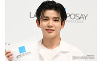 なにわ男子・長尾謙杜「我ながら肌がきれい」生ツヤ肌を披露「ラ ロッシュ ポゼ」トーンアップUV アンバサダー就任 画像