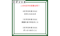 クイズです！「1文字を変えて別の言葉にしました！」目印になる４文字の言葉ってなんだろう【難易度LV４.・辛口】 画像
