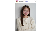 高木由梨奈アナ、ミニスカゴルフウェアで美脚スラリ 俳優夫とのリンクコーデ2ショットに「スタイル抜群」「身長差が素敵」の声 画像
